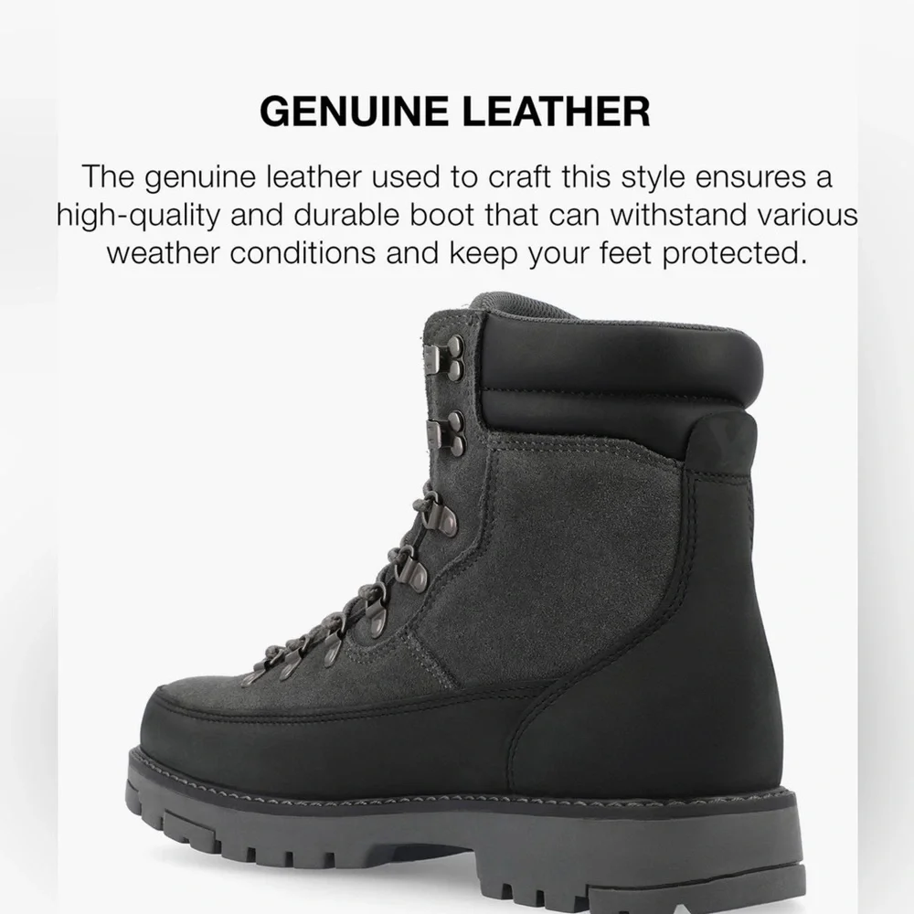 Territory Lace Up Water Resistant Boots. Size 10.5